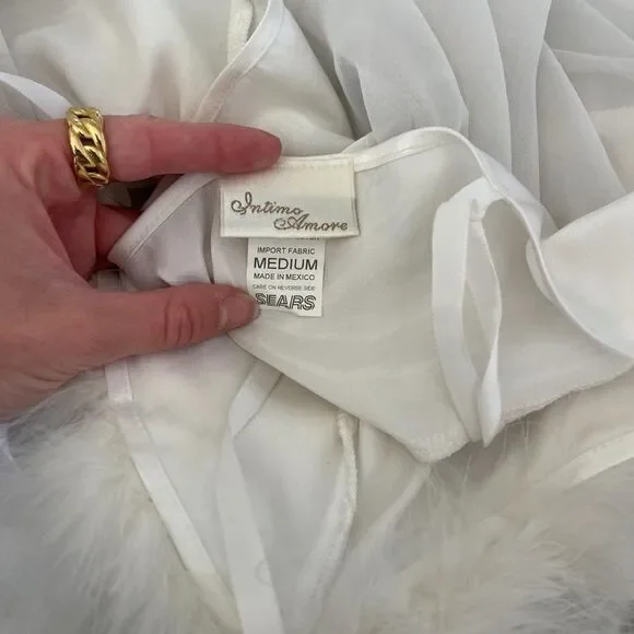 Vintage Marabou Slip - Picture 5 of 5